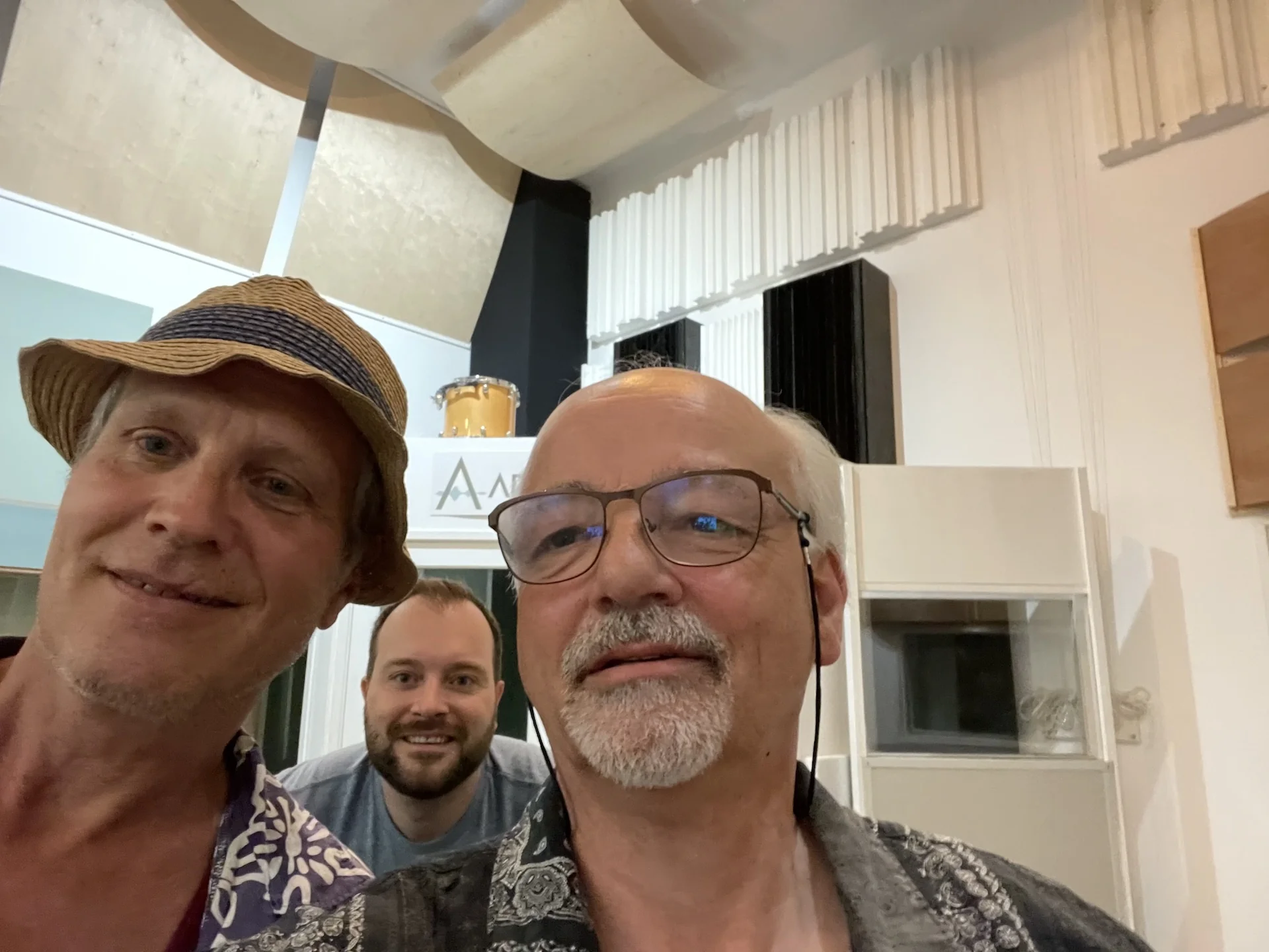 Peter Wenk, René Bloks en Peter Meppelink